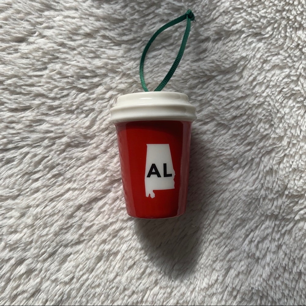 Starbucks Alabama Christmas Ornament